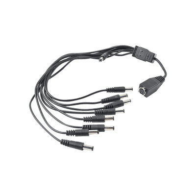 Cable con 9 Vías para Alimentar 8 Cámaras TURBOHD y DVR TURBOHD epcom / HIKVISION