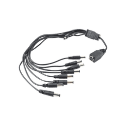 Cable con 9 Vías para Alimentar 8 Cámaras TURBOHD y DVR TURBOHD epcom / HIKVISION