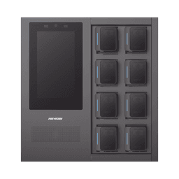 Estación de Carga y Respaldo de Información para Bodycam HIKVISION / Acceso por Reconocimiento Facial / Incluye 1 HDD de 2 TB
