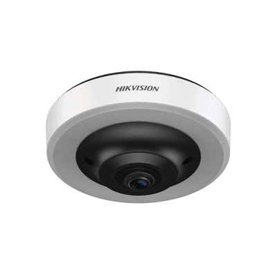 Cámara Fisheye 360°de Estacionamiento 12MP / Algoritmo de Detección de Espacio de Estacionamiento / Admite H.265 / Instalación en Techo / Soporte PoE / Detecta hasta 16 Espacios Ocupados o Libres
