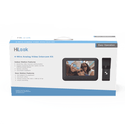 Kit de Videoportero Analógico con Pantalla LCD a Color de 7" / Frente de Calle para Exterior IP65 / Salida de Relevador 
