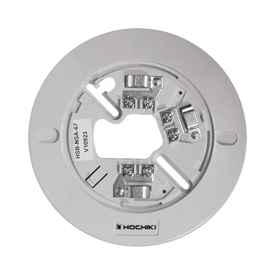 Base De 6" Color Hueso Para Sensores Análogos Direccionales Hochiki (0300-06820) 7TH Edición UL268