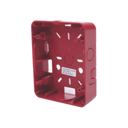 Caja Trasera Resistente a la Intemperie, Roja (para usar con la serie de estrobos HE) (0500-06360) De Hochiki 
