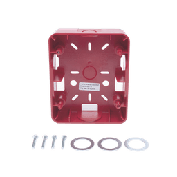 Caja Trasera Resistente a la Intemperie, Roja (para usar con la serie de estrobos HE) (0500-06360) De Hochiki 