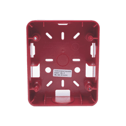 Caja Trasera Resistente a la Intemperie, Roja (para usar con la serie de estrobos HE) (0500-06360) De Hochiki 