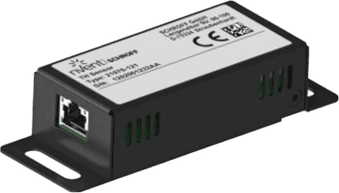 Sensor de Temperatura y Humedad con 2 Contactos Secos / Hasta 16 en Cadena (daisy chain) / RJ45 / Compatible con Guardian Gateway / Montaje en Rack