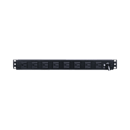 PDU Básico de Montaje en Rack, Con 10 Salidas NEMA 5-15R y Protección Contra Sobretensiones,  Enchufe de Entrada NEMA 5-15P, de 19in, 1UR, 15 Amp, 120 Vca 