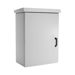 Gabinete Para Exterior OSP ComLine, Protección NEMA 4/12/4X/3/3R; IP66, 600 mm de Ancho, 500 mm de Profundidad, 18 UR, De Aluminio, Color Gris Claro