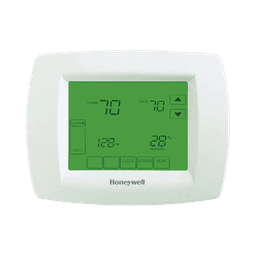 Termostato de funciones fijas BACnet para fancoil y bomba de calor, 19 aplicaciones precargadas, pantalla táctil