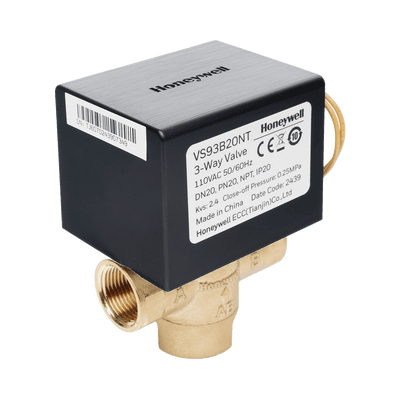 Válvula de control eléctrica VS9 para fan coil: DN20: PN20: 3 vías: 110 V CA: conexión NPT