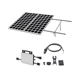 Kit Solar para Interconexión de 1.1 KW de Potencia Pico 220Vcc con Microinversor 1KW y 2 Módulos de 550 W (Incluye Montaje )