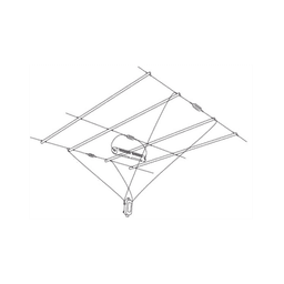 Antena base dipolo modelo 912 para HF 2-30 MHz.