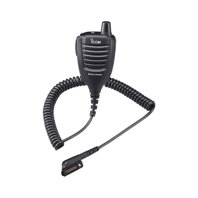 Micrófono de solapa IP67 con GPS para radios ICF52D/62D