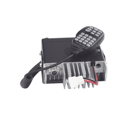 Radio Móvil para aficionados, 65W, Rx:136-174MHz Tx: 144-148MHz, 207 memorias, 4.5W de potencia de audio. Incluye microfono y acc, de montaje  