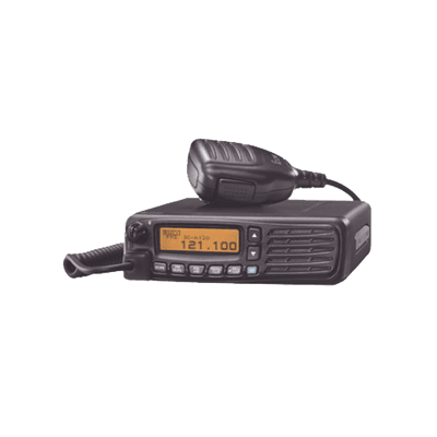 Kit de radio móvil aéreo en rango de frecuencia: 118.000-136.992 MHz, incluye fuente de alimentación SEC1223 y gabinete. SRX21U 