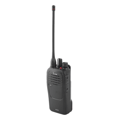 Radio portátil digital y analógico en rango de frecuencia 400-470MHz, 16 canales, 4W de potencia de RF.batería, cargador, antena y clip incluidos.