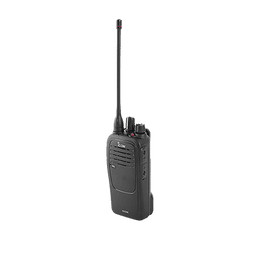 Radio portátil digital ICOM, Rx-Tx. 400-470MHz, 4W de potencia, sumergible IP67, analógico-digital, trunking convencional y multi-sitio convencional