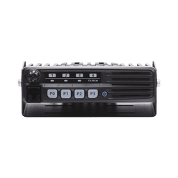 Radio Móvil Analógico en rango de frecuencia 136-174 MHz, 50 W de potencia de RF. Incluye micrófono, cable de corriente y bracket.