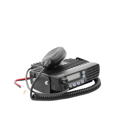 Radio Móvil Analógico en rango de frecuencia 136-174 MHz, 50 W de potencia de RF, 128 canales. Incluye microfono2, cable de alimentación y montaje