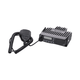 Radio móvil digital NXDN con Pantalla, 45 W, 400-470MHz, 128 canales, analógico, digital, mezclado, convencional, trunking   Incluye micrófono, cable de corriente y bracket.