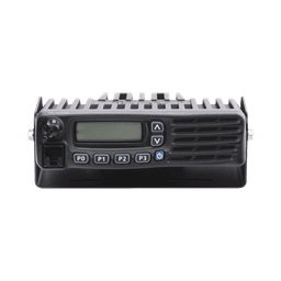 Radio móvil digital NXDN con Pantalla, 45 W, 400-470MHz, 128 canales, analógico, digital, mezclado, convencional, trunking   Incluye micrófono, cable de corriente y bracket.