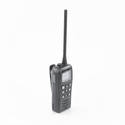 Radio VHF Portátil, Botones Grandes y Diseño Fácil de Agarrar, 6 W, Duración de 12 Horas con Batería BP-296, Guarda los Ultimos 5 Canales Usados, Fácil para hacer Llamadas Repetitivas, Flotante con Luz LED