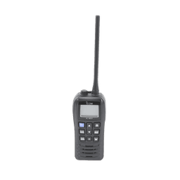 Radio VHF Portátil, Botones Grandes y Diseño Fácil de Agarrar, 6 W, Duración de 12 Horas con Batería BP-296, Guarda los Ultimos 5 Canales Usados, Fácil para hacer Llamadas Repetitivas, Flotante con Luz LED