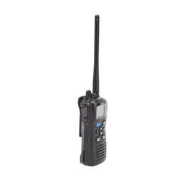 Radio VHF Portátil, Guarda la Voz de la última Llamada, 7 W audio, Función de Cancelación de Ruido, IPX8 Sumergible a prueba de Agua, Diseño Elegante en Color Negro