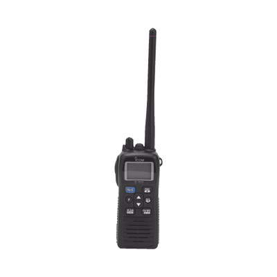 Radio VHF Portátil, Guarda la Voz de la última Llamada, 7 W audio, Función de Cancelación de Ruido, IPX8 Sumergible a prueba de Agua, Diseño Elegante en Color Negro