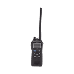 Radio VHF Portátil, Guarda la Voz de la última Llamada, 7 W audio, Función de Cancelación de Ruido, IPX8 Sumergible a prueba de Agua, Diseño Elegante en Color Negro