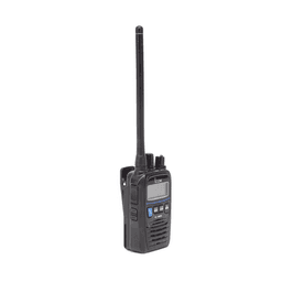Radio VHF Portátil, Intrínsicamente Seguro, 5 W de Potencia de RF, Certificado UL, Opción de Uso en Mar y Tierra, Funciones de Emergencia, IP67 y MIL-STD-810G, 11 horas de duración de batería