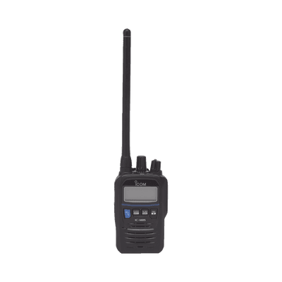 Radio VHF Portátil, Intrínsicamente Seguro, 5 W de Potencia de RF, Certificado UL, Opción de Uso en Mar y Tierra, Funciones de Emergencia, IP67 y MIL-STD-810G, 11 horas de duración de batería