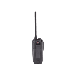 Radio portátil marino flotante con receptor AIS y GPS incluido, Tx: 156.025-157.425 MHz Rx: 156.050-163.275 MHz, opera en canales INT, USA, CAN, WX, Incluye antena, batería, cargador, cable de encendedor y clip.