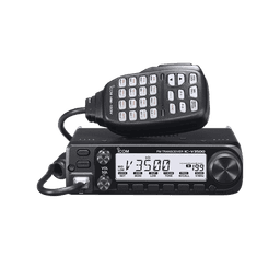 Radio móvil para aficionados con potencia de salida de 65W, Rx:136-174MHz Tx: 144-148MHz, cuenta con 207 memorias, 4.5W de potencia de audio. Incluye micrófono y accesorios de montaje  