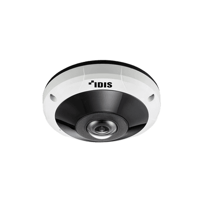 Fisheye 5 Megapíxeles |  Micro SD | Audio De 2 Vías | Entrada y Salida de Alarma | POE | Dia/Noche (ICR) | IR 20 M | WDR | IK10/IP67 | Cumple con NDAA
