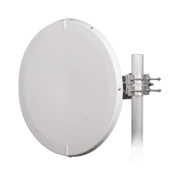 Antena Direccional de Alto Rendimiento / 31 dBi / 2 ft / 5.9-7 GHz / Conectores RP-SMA / Alto Aislamiento al Ruido / Fácil Montaje y herraje de acero inoxidable /  Radomo Incluido