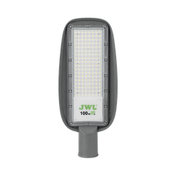 Luminaria LED  de 100 W / 100 - 265 V CA~50/60 Hz / Fotocelda  / Color Blanco/ Dimensiones 200 x 465 x 78 mm / Ángulo de Luz 135°.