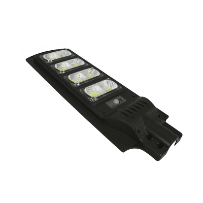 Alumbrado Publico con Panel Solar y Sensor de Movimiento de 160 W/ Luz fría 6 500 K/ Dimensiones 720 x 240 mm / Ángulo de Luz 120°.