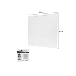 Panel LED / Luz Blanca 6 500 K / Empotrado o Suspendido / 60 x 60 cm /  40 W / 127 Vca~60Hz / Vida Útil de 50,000 horas / Ángulo de Luz de 140°