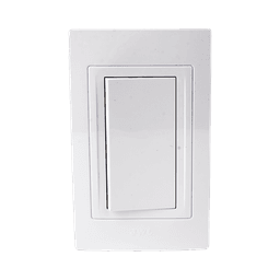 Apagador Sencillo de 127 V 10 A /Color Blanco.