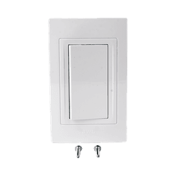 Apagador Sencillo de 127 V 10 A /Color Blanco.