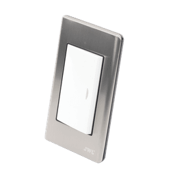 Apagador Sencillo de 10 A 127 V CA ~ 60 Hz / Placa de Acero.