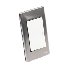 Apagador Sencillo de 10 A 127 V CA ~ 60 Hz / Placa de Acero.
