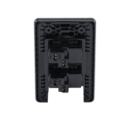 Apagador Doble de 10 A/ 127 V CA ~ 60 Hz /  Placa de Acero.