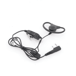 Micrófono-audífono anillo en D para NX-1200 NX-1300 NX-3220 NX-3320 NX-240 NX-340 TK-2312 TK-3312 TK-2402 TK-3402 TK-2000 TK-3000 TK-3230