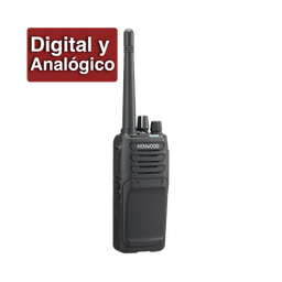 Radio portátil VHF  136-174 MHz, Digital NXDN-Analógico, 5 Watts, 64 Canales, Roaming, Encriptación, GPS, Inc. antena, batería, cargador y clip