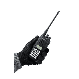 Radio portátil VHF 136-174 MHz, Digital NXDN-Analógico, DTMF, IP67, 5 Watts, 260 Canales, Roaming, Encriptación, GPS, Inc. antena, batería, cargador y clip