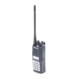 Radio portátil VHF 136-174 MHz, Digital NXDN-Analógico, DTMF, IP67, 5 Watts, 260 Canales, Roaming, Encriptación, GPS, Inc. antena, batería, cargador y clip