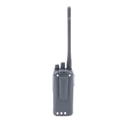Radio portátil VHF 136-174 MHz, Digital NXDN-Analógico, DTMF, IP67, 5 Watts, 260 Canales, Roaming, Encriptación, GPS, Inc. antena, batería, cargador y clip