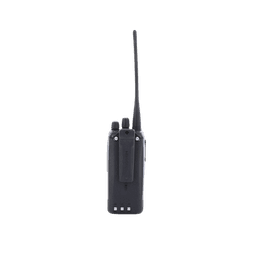 Radio portátil UHF 400-470 MHz, Analógico, 5 Watts, 260 Canales, 9 Teclas, GPS, IP55, MIL-STD-810, Inc. antena, batería, cargador y clip